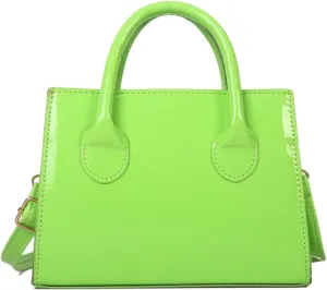 Patent Leather Handbag Shinny Clutch Purse Mini Shoulder Bag Evening Purse for Women