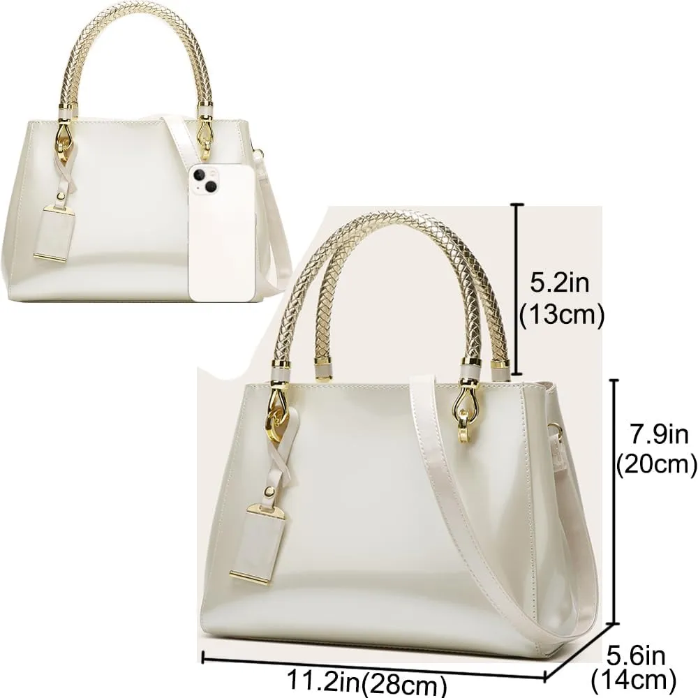 Patent Leather Handbags Purses for Women Evening Bags Satchel Handbag Top Handel Bag Ladies Shoulder Crossbody Bag