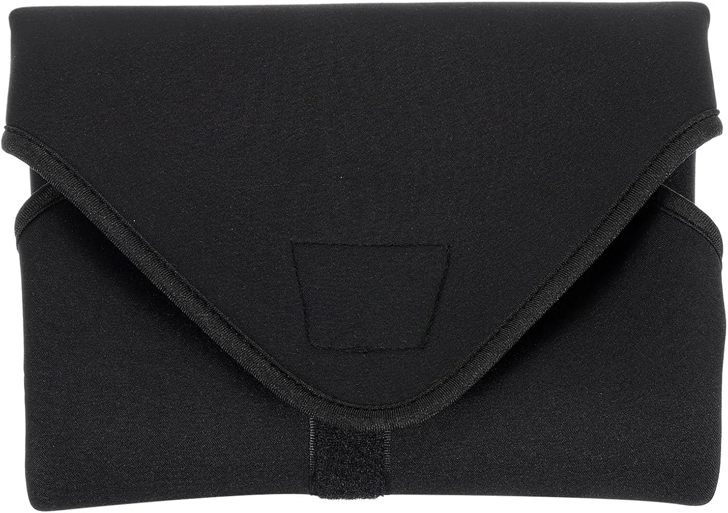 PATIKIL Camera Protective Wrap, 20"x20" Lens Wrap Cloth with Thick Protective Neoprene, Lens Pouch Bag with Hook and Loop for Lens, SLR, Black Purple