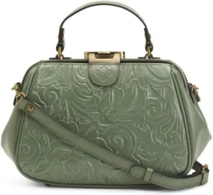 Patricia Nash Gracchi Satchel Leather Handbag Purse