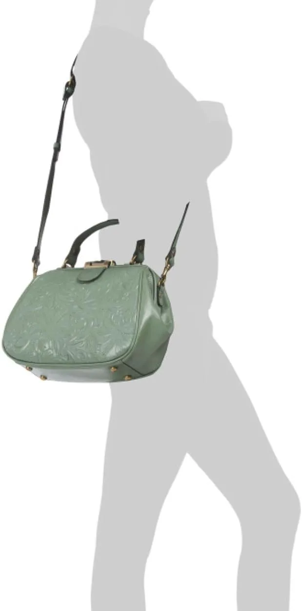 Patricia Nash Gracchi Satchel Leather Handbag Purse