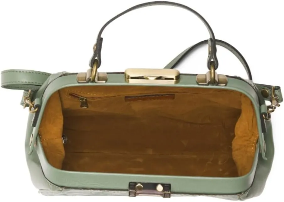 Patricia Nash Gracchi Satchel Leather Handbag Purse