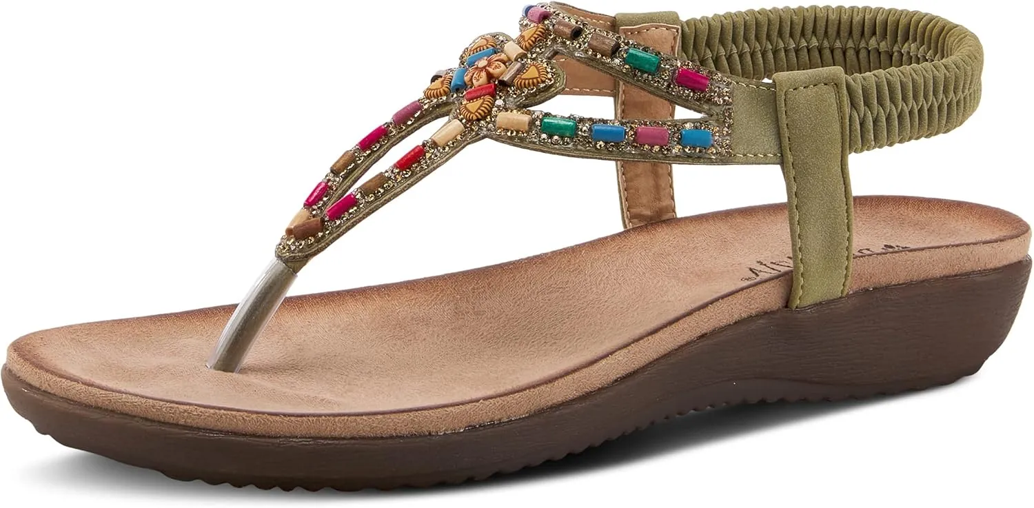 PATRIZIA Women's Crema Slingback Sandal