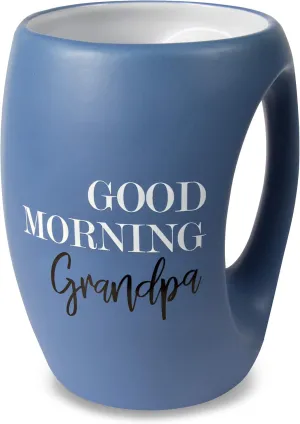 Pavilion Gift Company Good Morning Grandpa 16oz. Mug, 16 oz, Blue