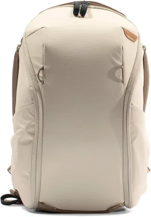 Peak Design Everyday Backpack Zip 15L Bone, Carry-on Backpack with Laptop Sleeve (BEDBZ-15-BO-2)