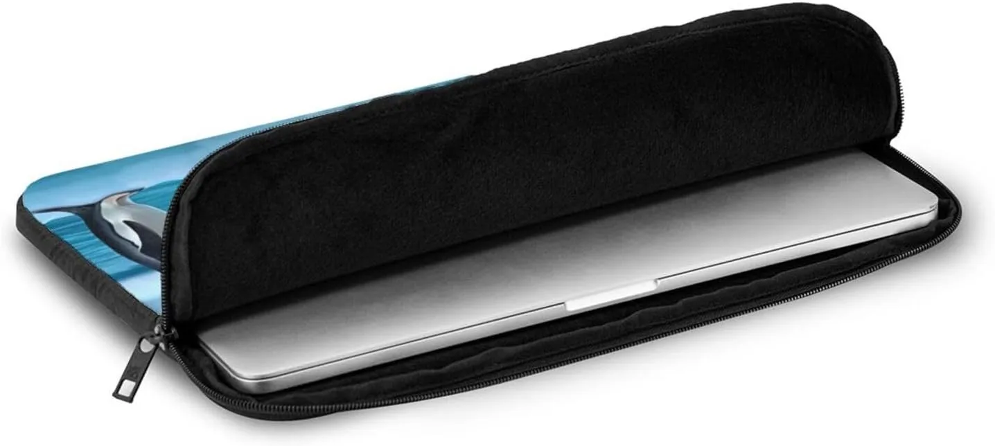 Penguins On The Iceberg Laptop Case 10 inch Portable Computer Sleeve Shockproof Fashion Laptop Bag for Women Men Briefcase