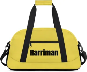 Personalize-Kids-Duffel-Bags With Custom Name Text Carry-On Overnight Travel Gym Lightweight Dance Sports Bags For Girls Boys Kids,Yellow 3
