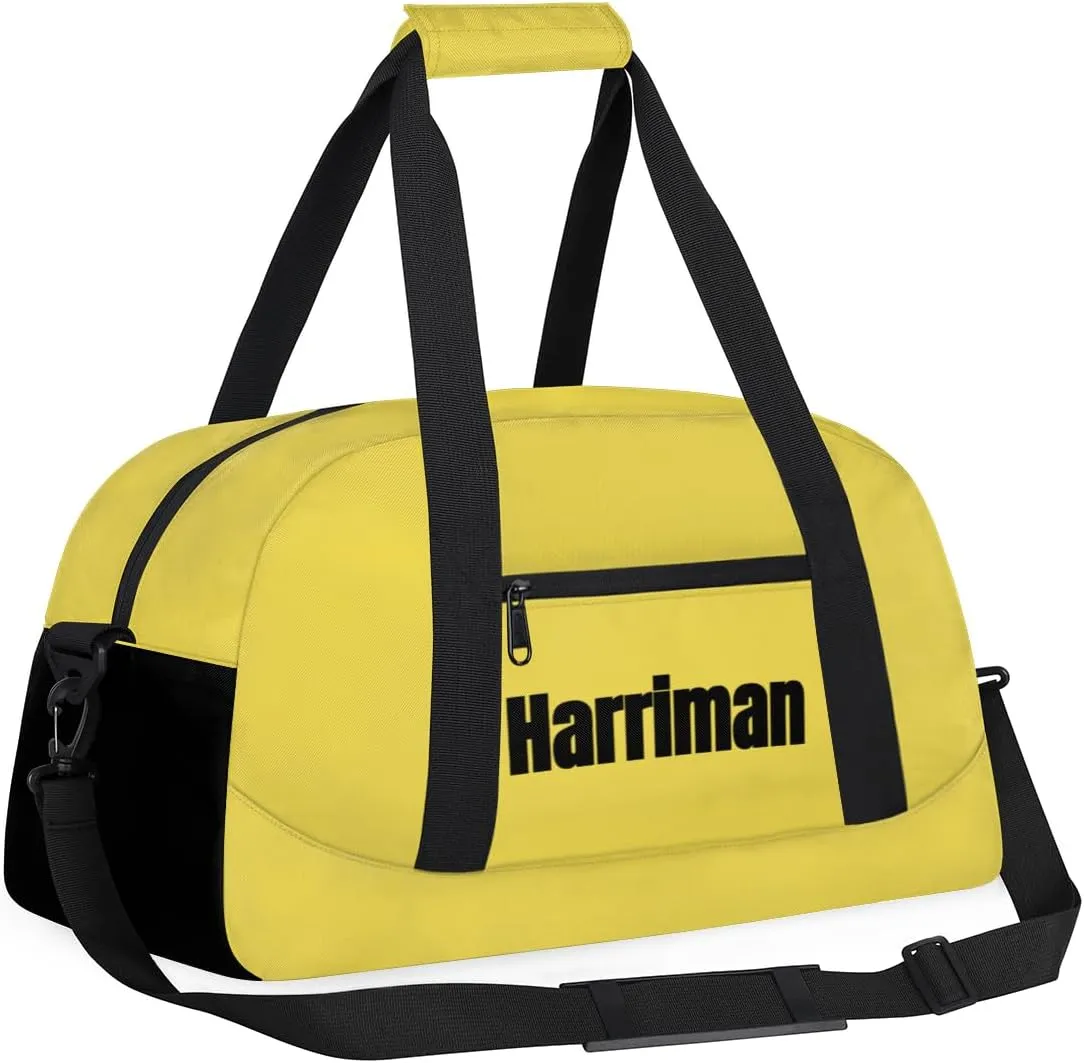 Personalize-Kids-Duffel-Bags With Custom Name Text Carry-On Overnight Travel Gym Lightweight Dance Sports Bags For Girls Boys Kids,Yellow 3