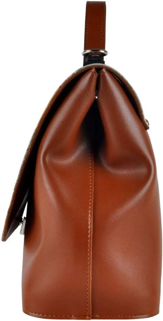 Personalize Your Life - Handy Vegan Printed Fashion Women Top Handle Handbag Shoulder Bag