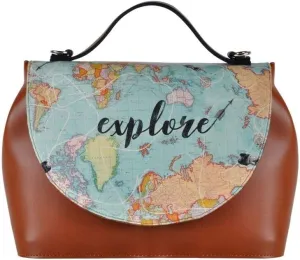 Personalize Your Life - Handy Vegan Printed Fashion Women Top Handle Handbag Shoulder Bag