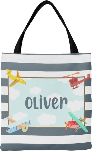 Personalized Canvas Tote Bags for Women Kids, Reusable Bags for Shopping,Travel