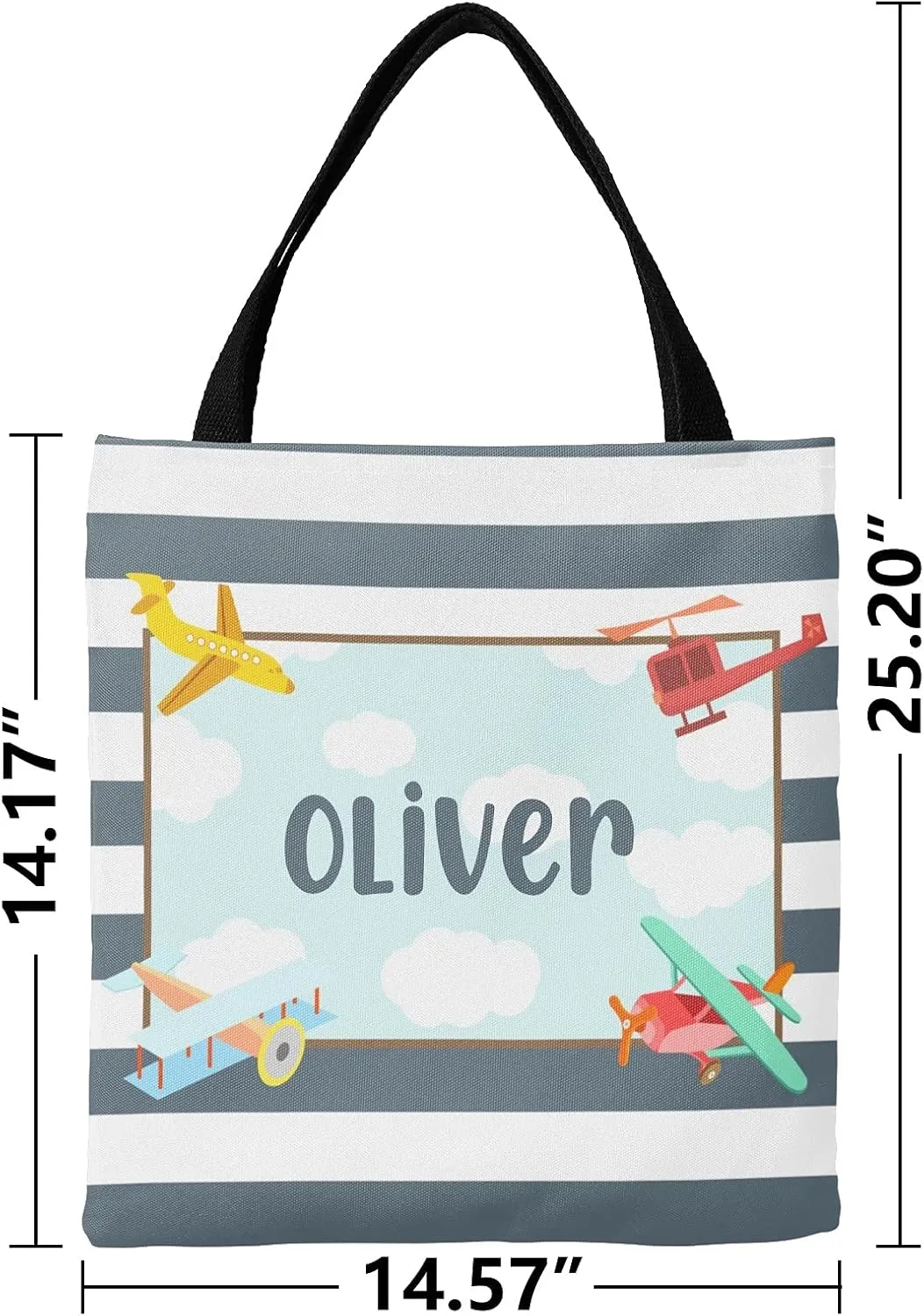 Personalized Canvas Tote Bags for Women Kids, Reusable Bags for Shopping,Travel