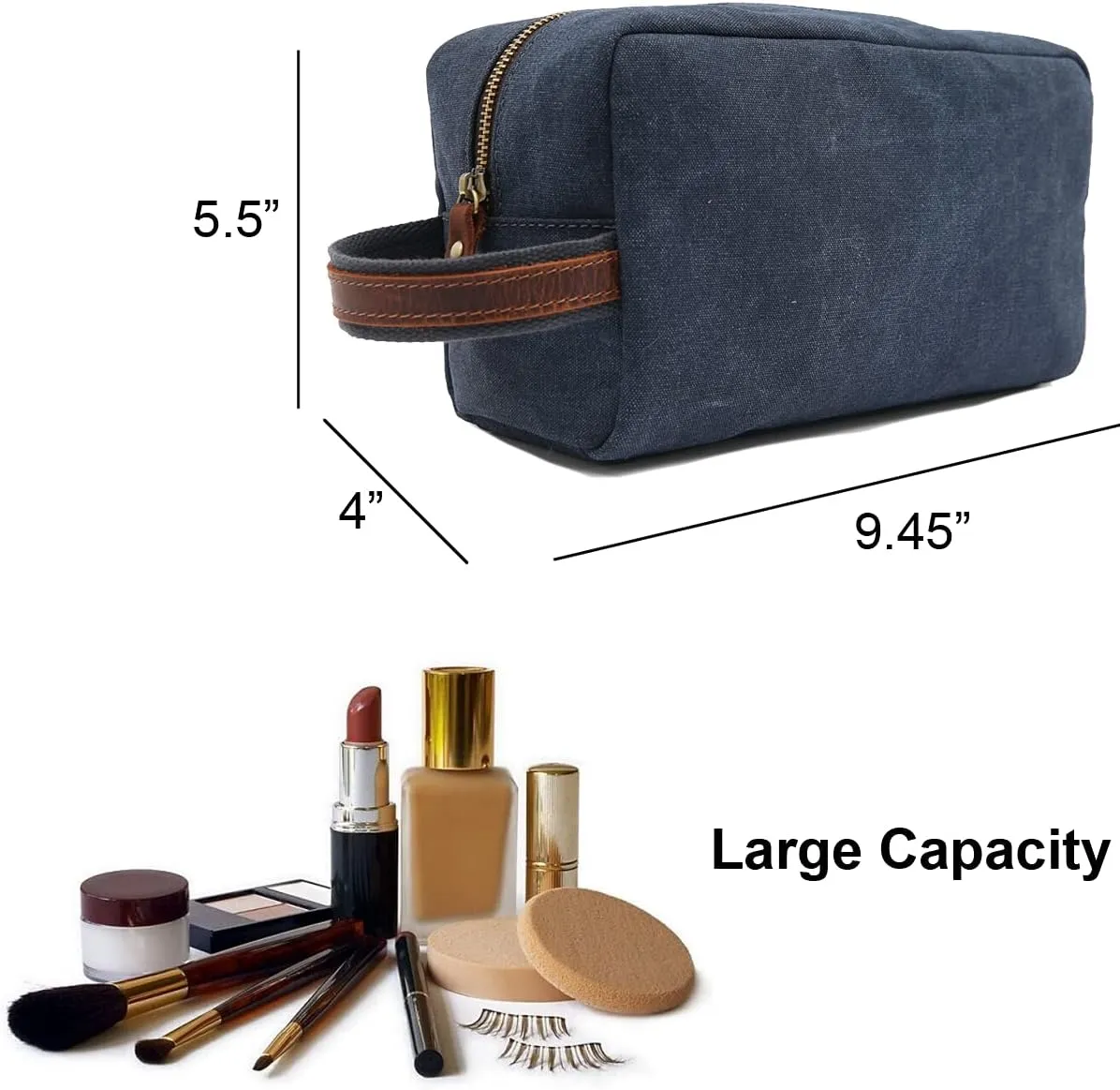 Personalized Toiletry Bags with Name & Title, Custom Dopp Kit, Embroidered Travel Toiletry Bag for Men & Women, 7 Thread Colors, Wedding Gifts for Groomsmen Proposal (Single, Design 5#)