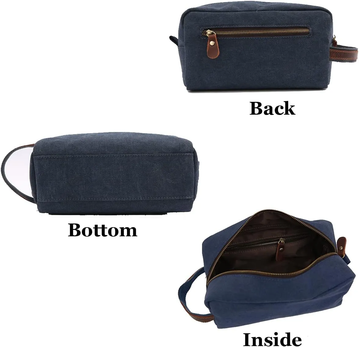 Personalized Toiletry Bags with Name & Title, Custom Dopp Kit, Embroidered Travel Toiletry Bag for Men & Women, 7 Thread Colors, Wedding Gifts for Groomsmen Proposal (Single, Design 5#)