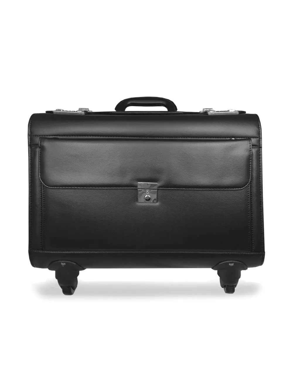 Pilot Case With 2 Wheels Hand Luggage Size Travel Business Briefcase