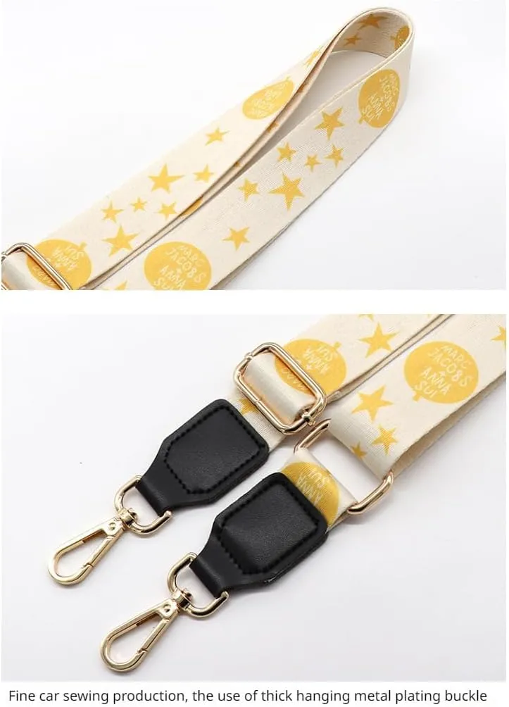 PODAY Bag Strap，Purse Straps，Embroidered Purse Strap，Crossbody Straps for Purses，Crochet Purse Strap，Guitar Strap for Purses Crossbody，Cross Body Straps Color9