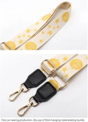 PODAY Bag Strap，Purse Straps，Embroidered Purse Strap，Crossbody Straps for Purses，Crochet Purse Strap，Guitar Strap for Purses Crossbody，Cross Body Straps Color9