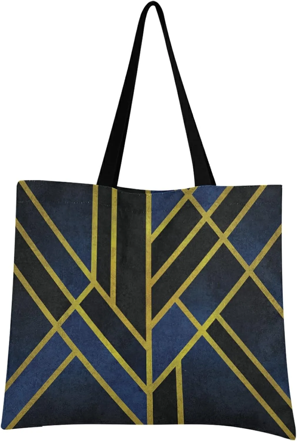 Poeticcity Women Grocery Tote Bag, Canvas Shoulder Bags, Women Handbag for Outdoors