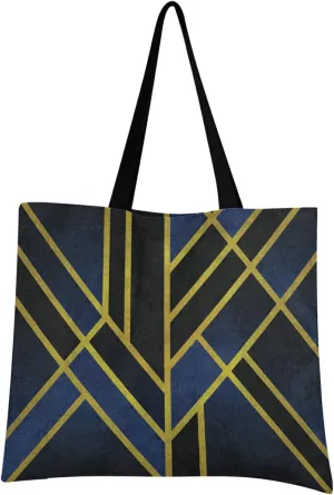 Poeticcity Women Grocery Tote Bag, Canvas Shoulder Bags, Women Handbag for Outdoors