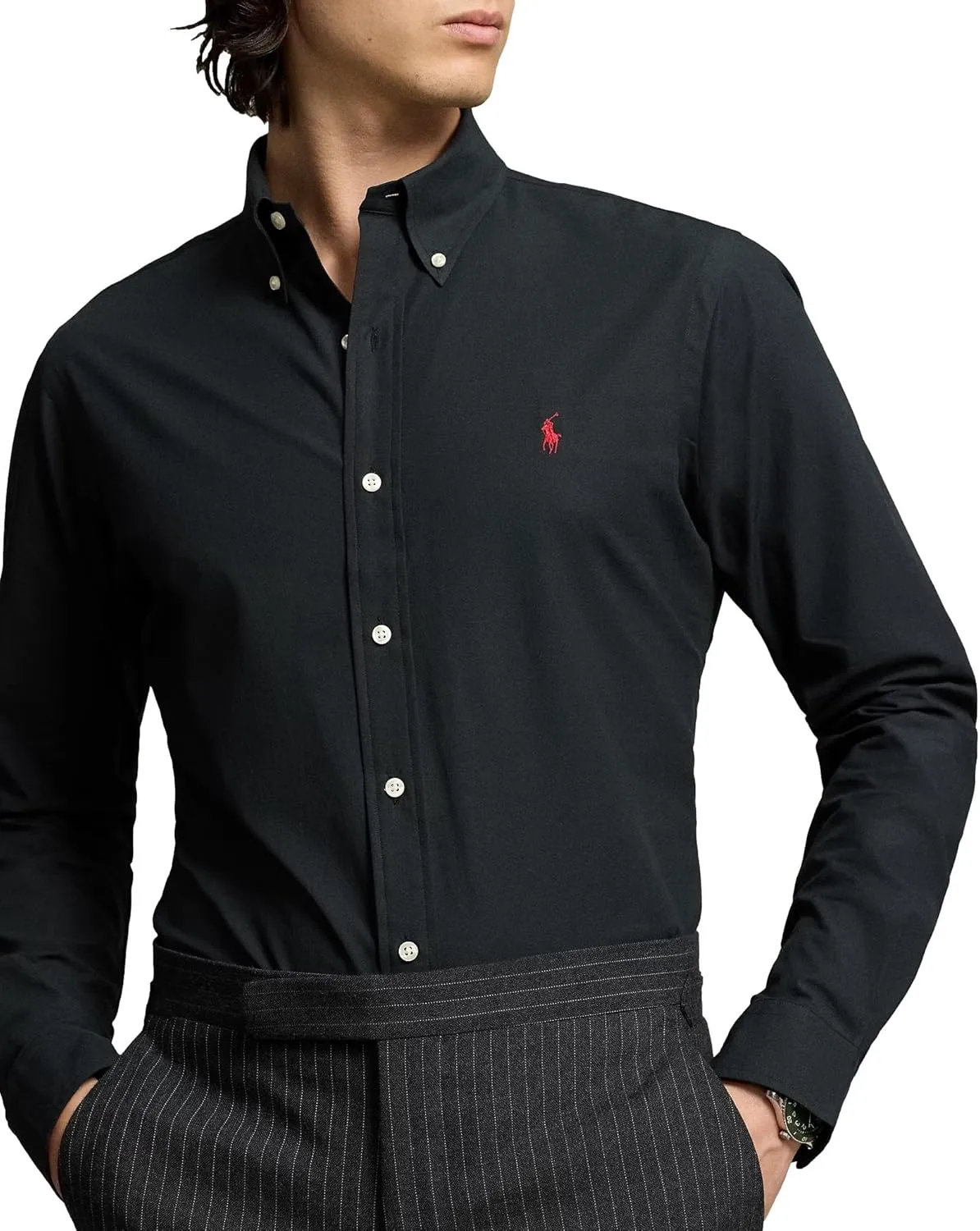 POLO RALPH LAUREN Men's Classic Fit Poplin Sport Shirt