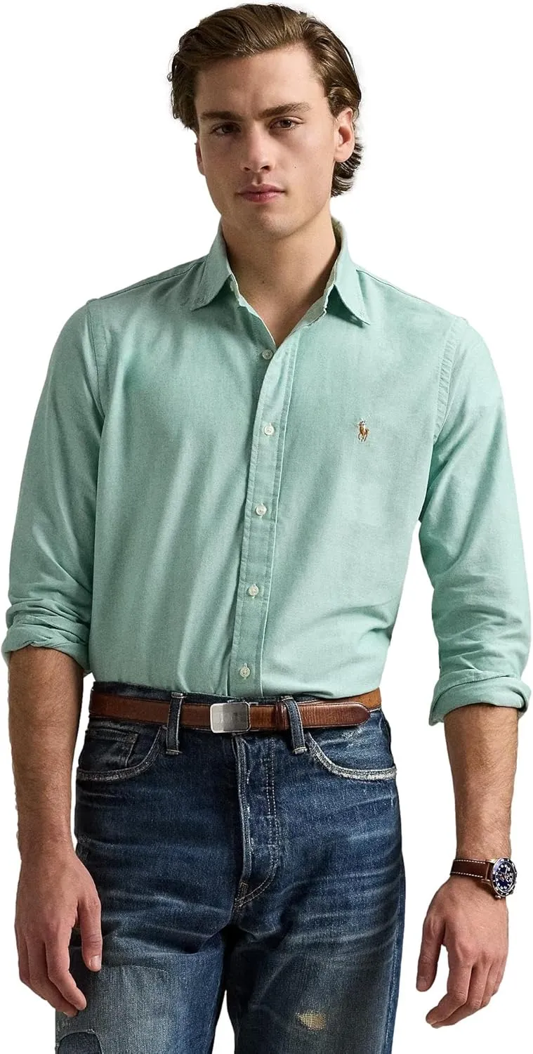 POLO RALPH LAUREN Men's Classic Oxford Long Sleeve Sport Shirt