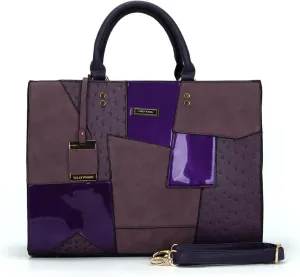 PORRASSO Women Handbag Fashion Shoulder Bag Large Top-Handle Bags Ladies PU Leather