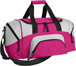 Port & Company Colorblock Sport Duffel BG99 -Tropical Pin OSFA