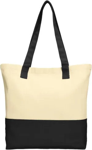 Port Authority Colorblock Cotton Tote