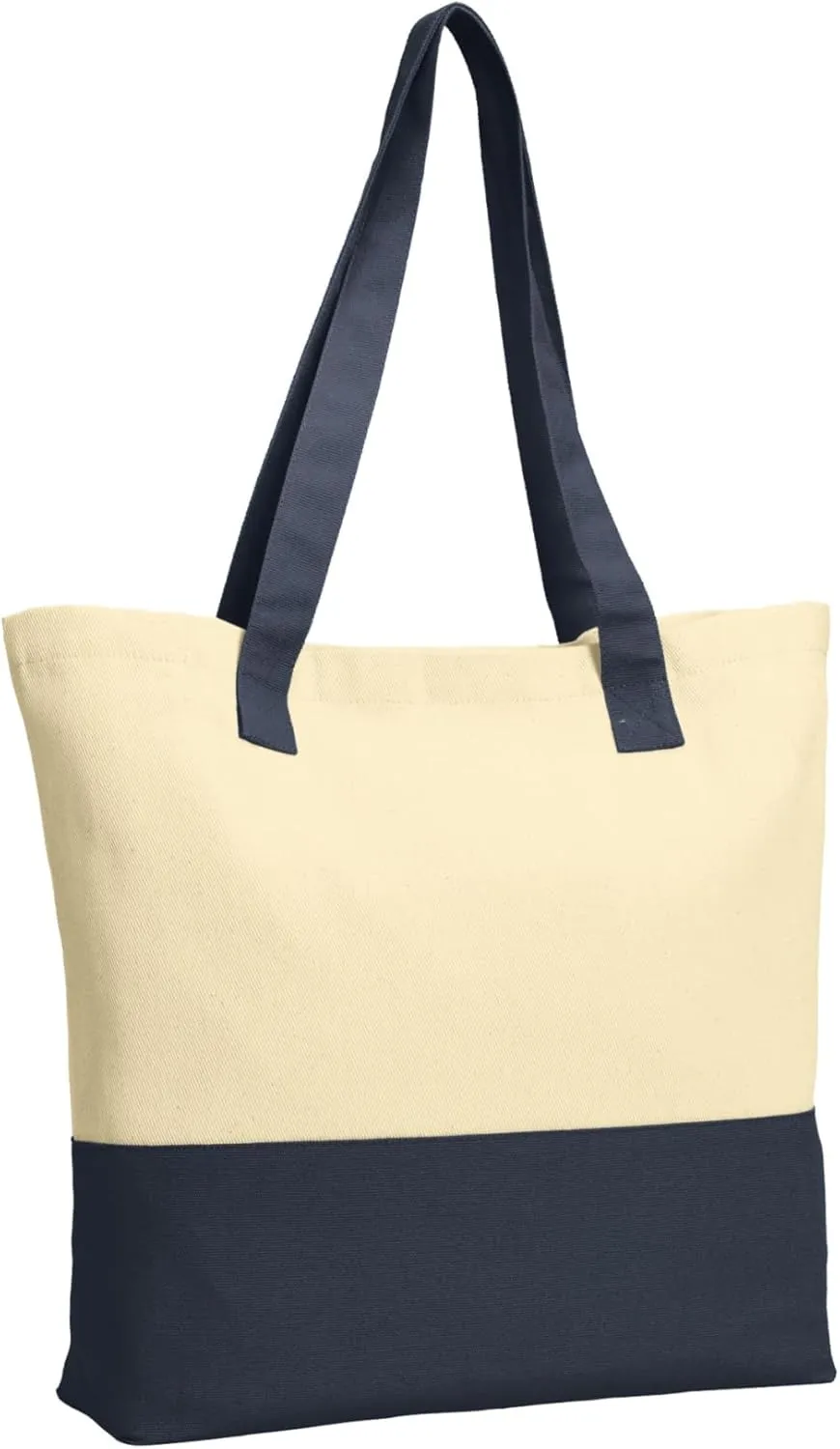 Port Authority Colorblock Cotton Tote