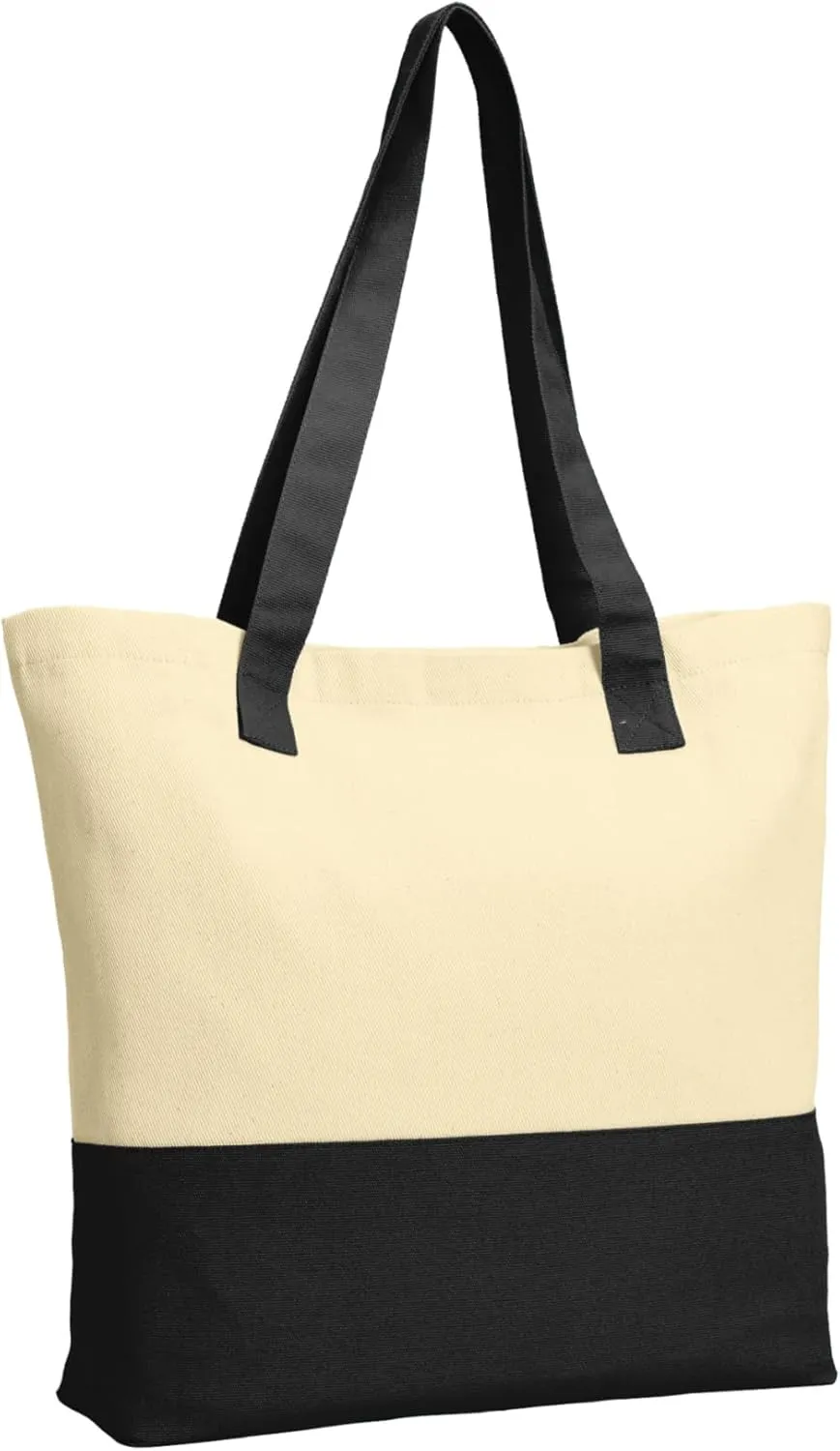 Port Authority Colorblock Cotton Tote