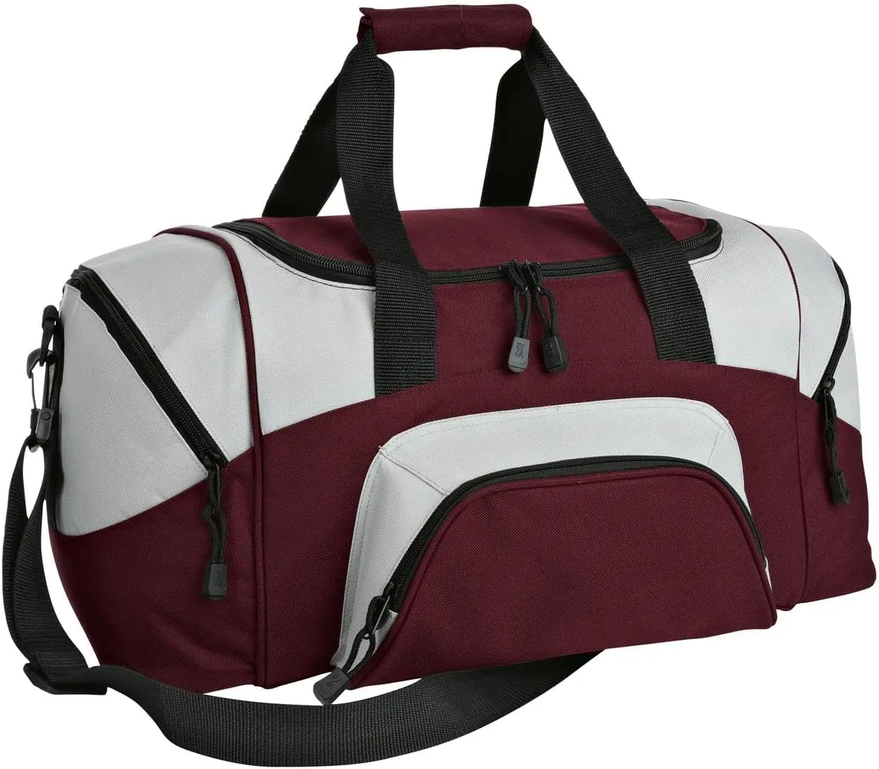 Port Authority - Small Colorblock Sport Duffel. BG990S, True Royal/ Black, OSFA