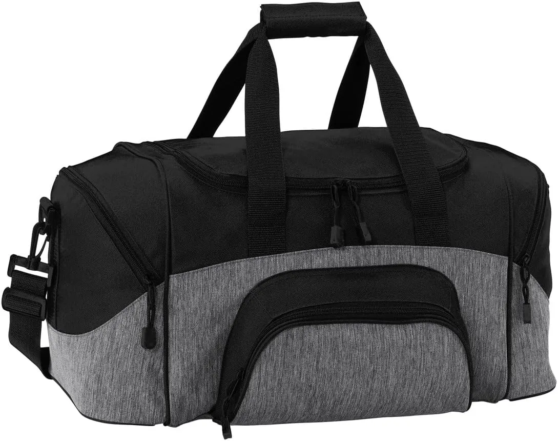 Port Authority - Small Colorblock Sport Duffel. BG990S, True Royal/ Black, OSFA