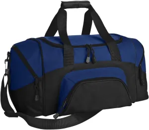 Port Authority - Small Colorblock Sport Duffel. BG990S, True Royal/ Black, OSFA