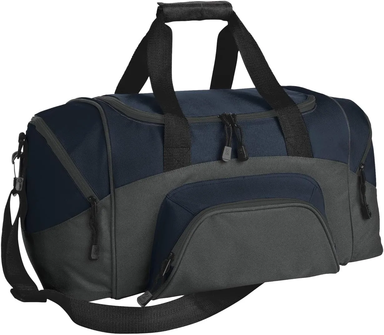 Port Authority - Small Colorblock Sport Duffel. BG990S, True Royal/ Black, OSFA