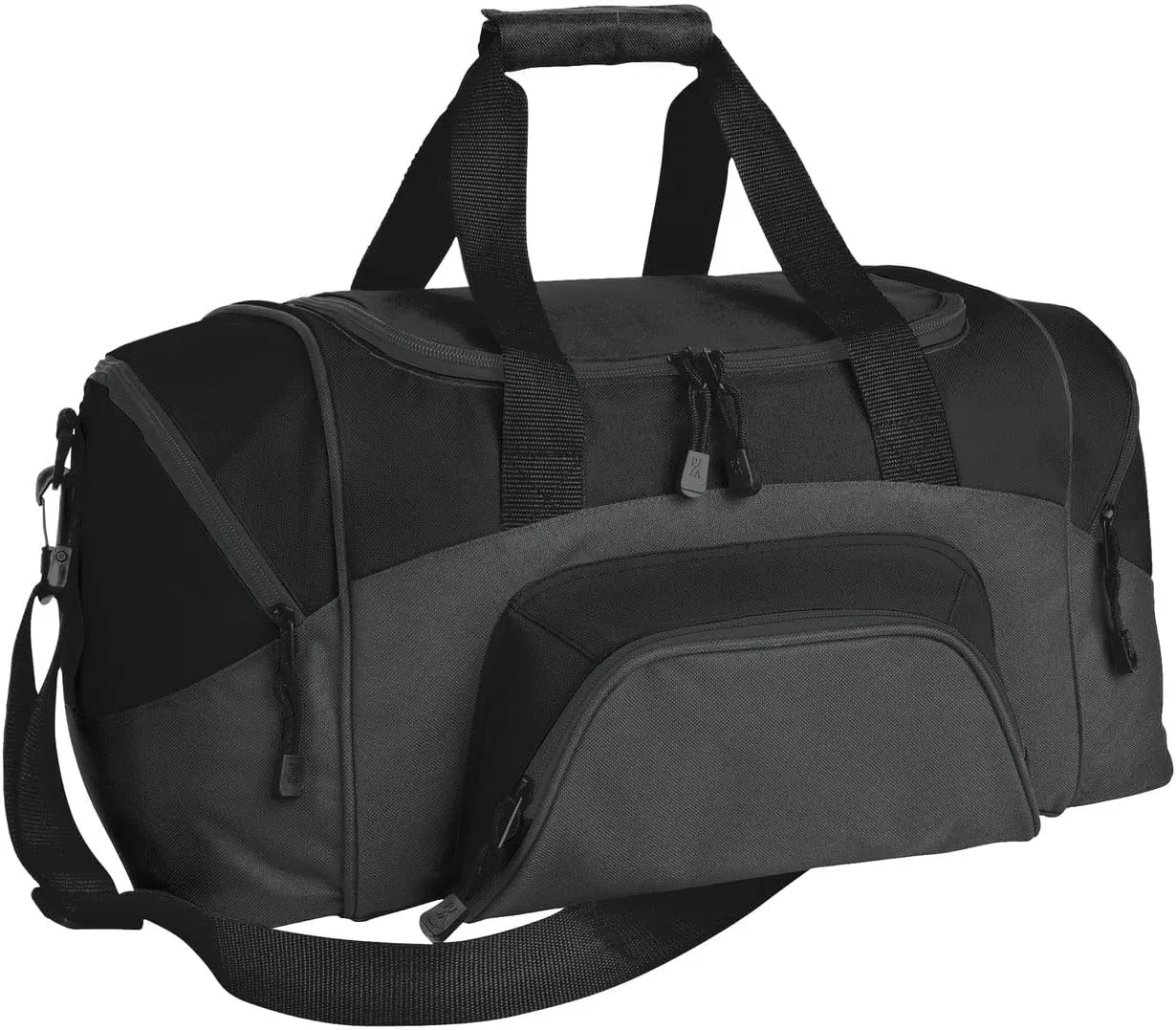 Port Authority - Small Colorblock Sport Duffel. BG990S, True Royal/ Black, OSFA