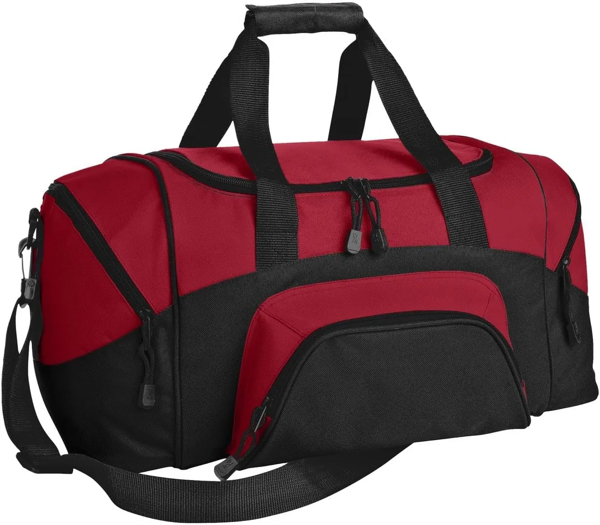 Port Authority - Small Colorblock Sport Duffel. BG990S, True Royal/ Black, OSFA