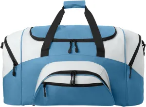 Port Authority - Standard Colorblock Sport Duffel. BG99, Carolina Blue/ Grey, OSFA