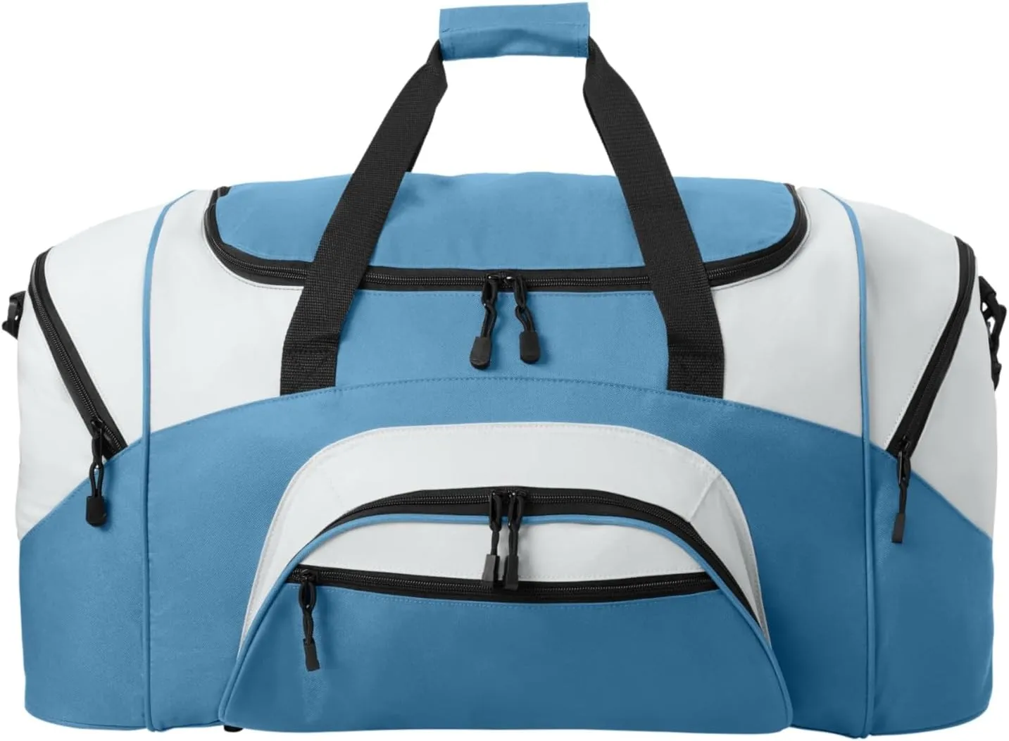 Port Authority - Standard Colorblock Sport Duffel. BG99, Carolina Blue/ Grey, OSFA