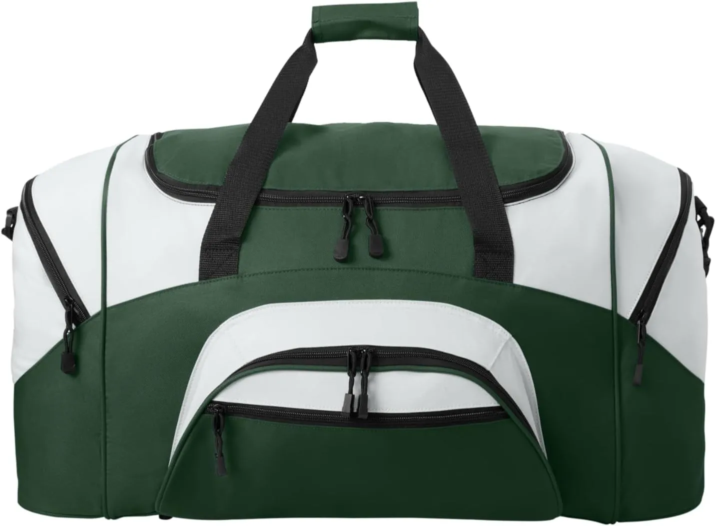 Port Authority - Standard Colorblock Sport Duffel. BG99, Hunter/ Grey, OSFA