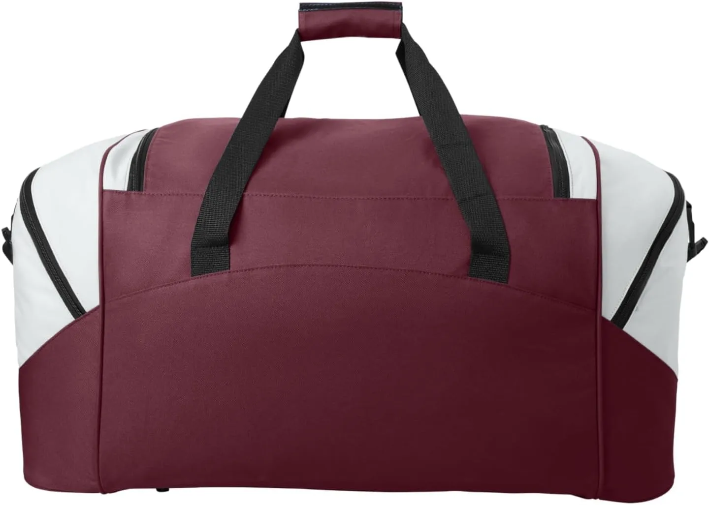 Port Authority - Standard Colorblock Sport Duffel. BG99, Maroon/ Grey, OSFA