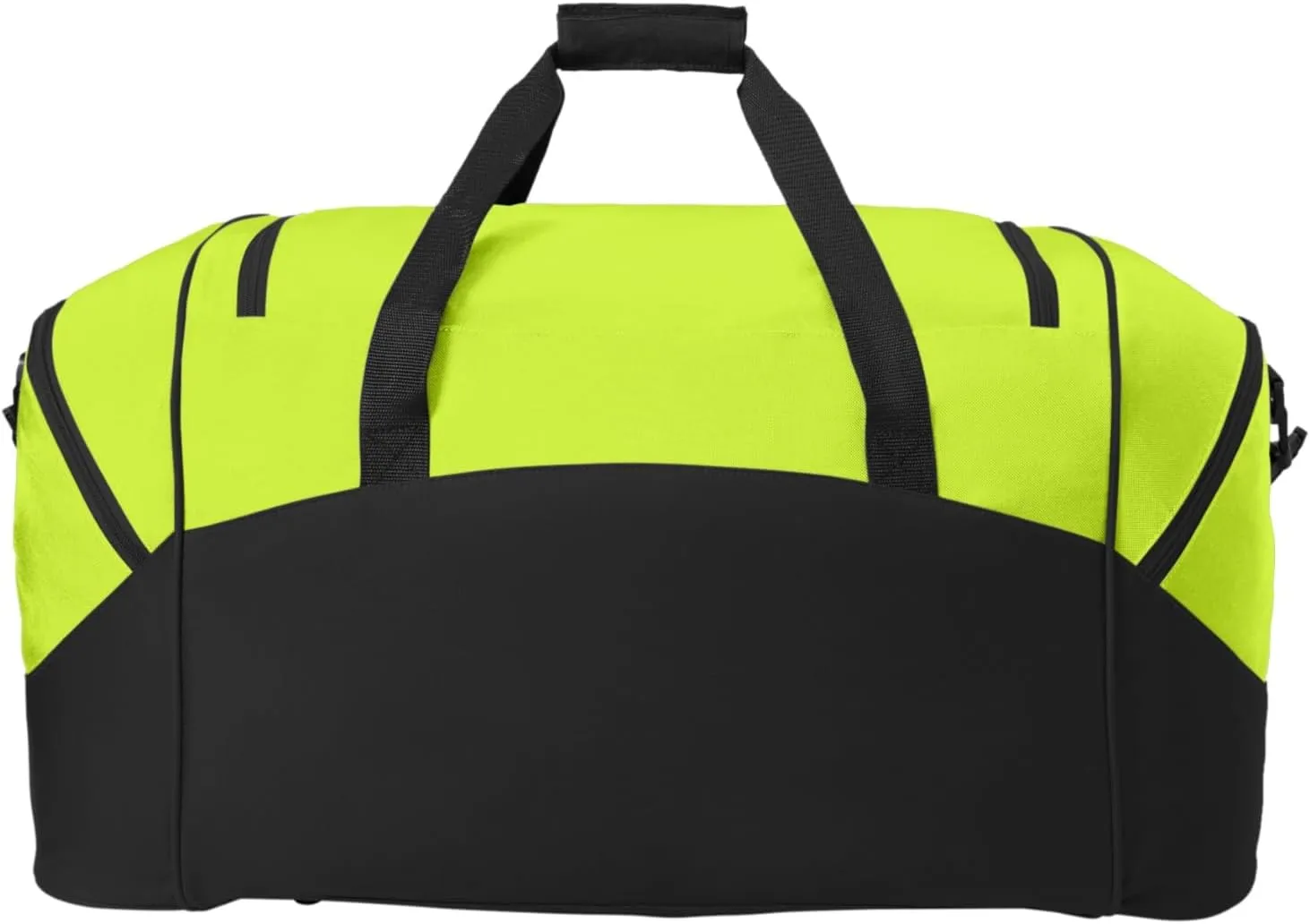Port Authority - Standard Colorblock Sport Duffel. BG99, Safety Yellow/ Black, OSFA
