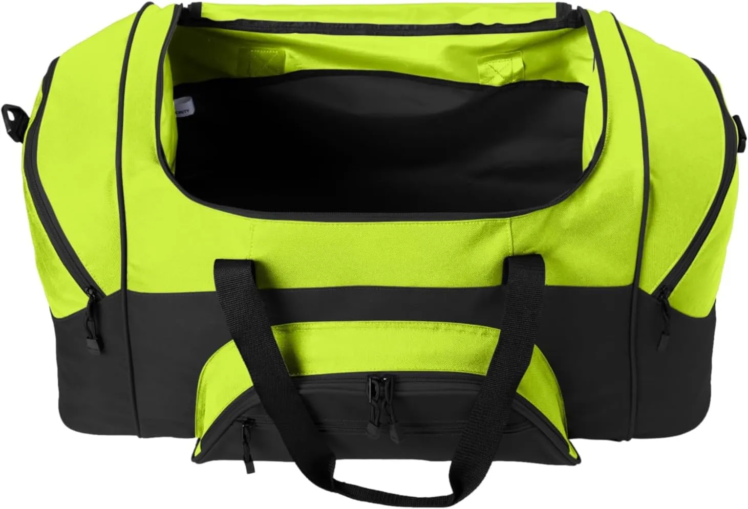 Port Authority - Standard Colorblock Sport Duffel. BG99, Safety Yellow/ Black, OSFA