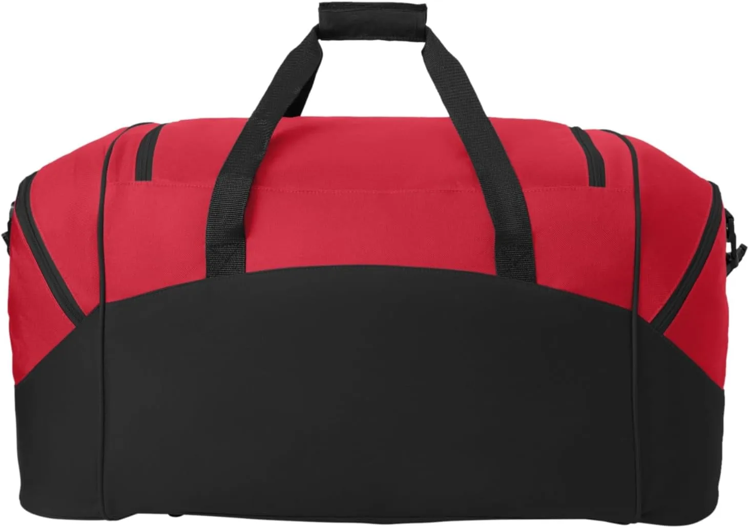 Port Authority - Standard Colorblock Sport Duffel. BG99, True Red/ Black, OSFA