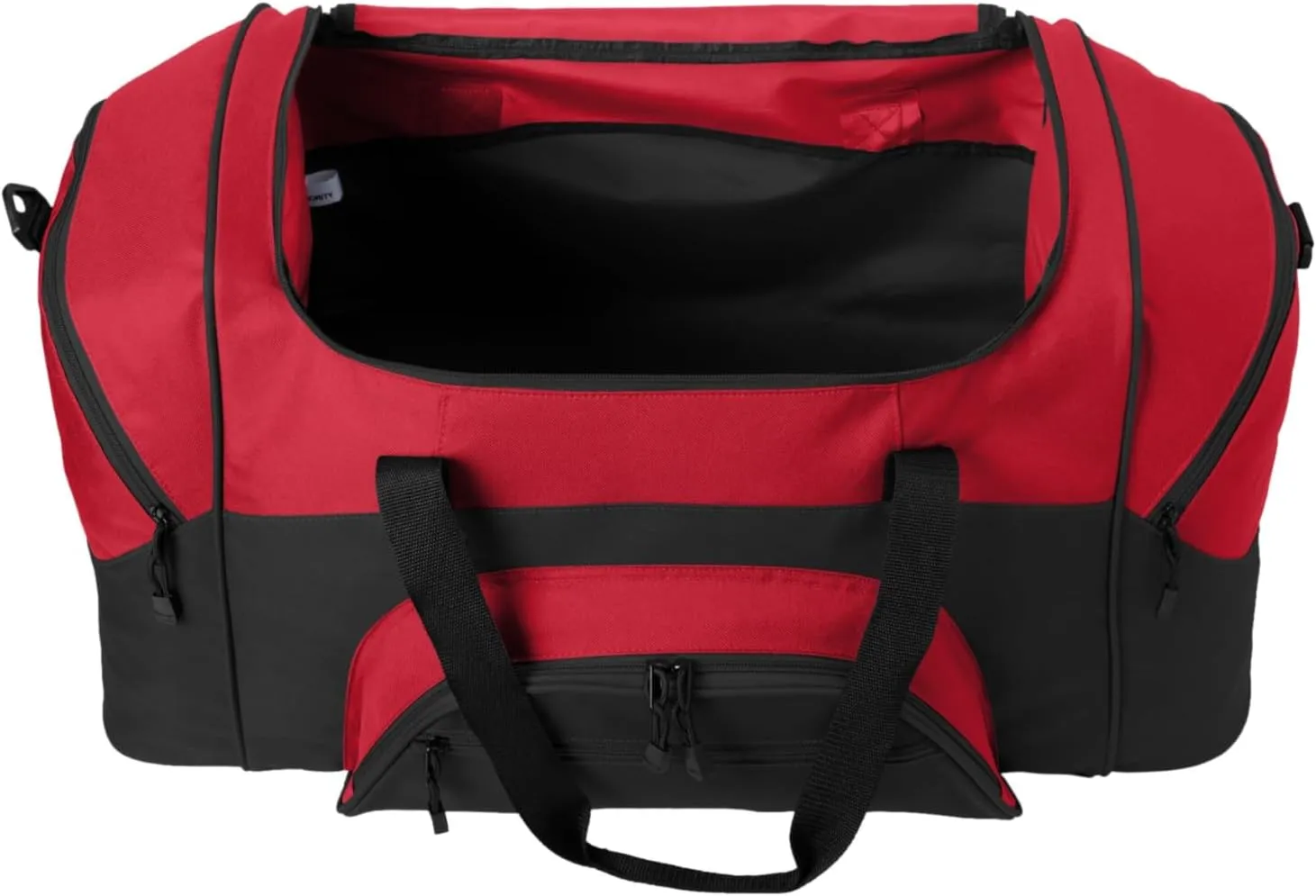 Port Authority - Standard Colorblock Sport Duffel. BG99, True Red/ Black, OSFA