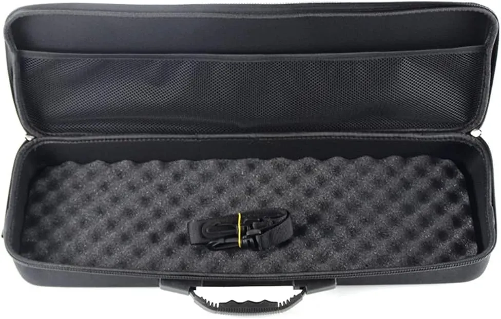Portable Outdoor Fishing Bags EVA Shockproof Fishing Rod and Reel Bag with Strap Pole Storage Case Crossbody