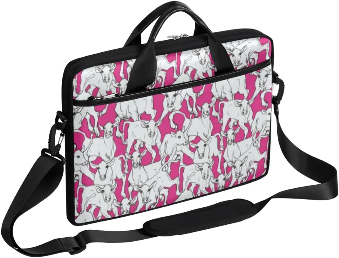Prairie Animal Laptop Bag for Men Women 13-15 Inch Case Bags Sleeve Shoulder with Anti Slip Removable The Pad Straps
