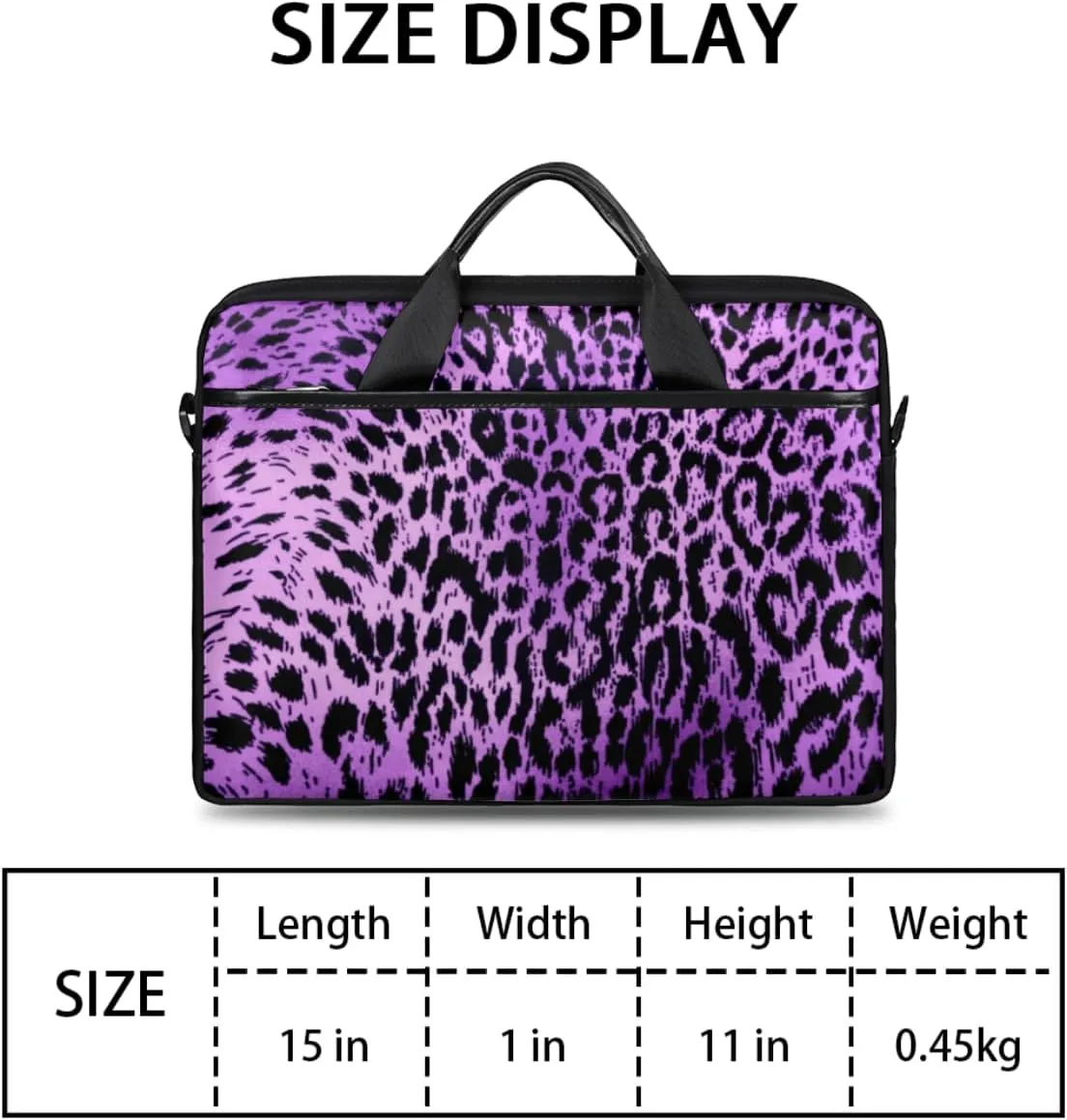 Prairie Animal Laptop Bag for Men Women 13-15 Inch Case Bags Sleeve Shoulder with Anti Slip Removable The Pad Straps