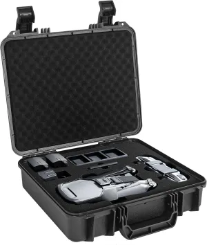 Protective Hard Case Shockproof Water-resistant with Customized DIY Foam Insert fit for Camera, etc, 14 X 11.5 X 3.7-Inch
