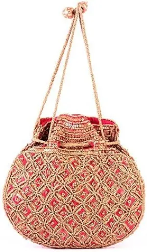 Purpledip Potli Bags Drawstring Purse (Potli02$)