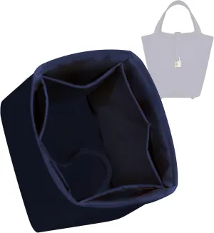 Purse Organizer for Picotin 18/22,Silky Smooth Insert,Lightweight Inside Bag,Luxury Handbag Storage(Picotin 14,Blue Nuit)